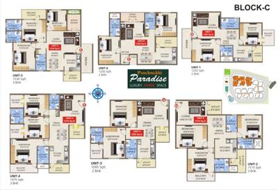 Project Image of 843.0 - 1535.0 Sq.ft 2 BHK Apartment for buy in Panchmukhi Paradise