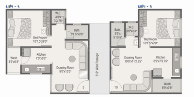 Project Image of 990 Sq.ft 2 BHK Apartment / Flat for sale in Lambha for Rs. 2150000