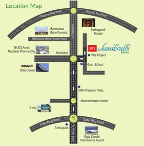 Fortune Samskruthi Farms Location Plan 1