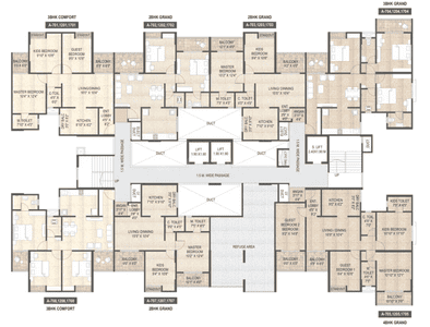 Project Image of 753.0 - 1153.0 Sq.ft 2 BHK Apartment for buy in Mangalam Midas City