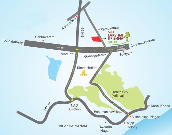 Charan Sree Lakshmi Krishna Vihar Location Plan 1