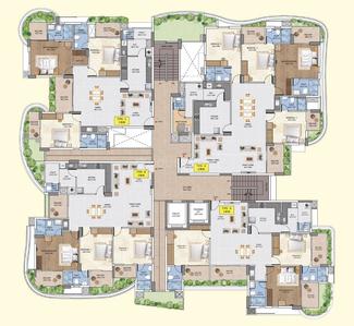 Project Image of 1282.0 - 1844.0 Sq.ft 3 BHK Apartment for buy in Veegaland Flora