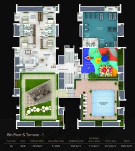 Project Image of 2575.0 - 2687.0 Sq.ft 4 BHK Apartment for buy in Sapphire Tower