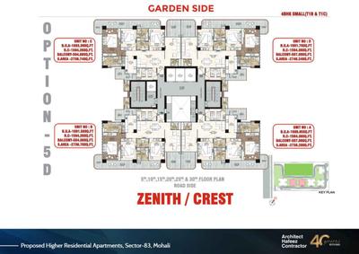Project Image of 2300.0 - 2800.0 Sq.ft 3 BHK Apartment for buy in STJ The Pinnacle