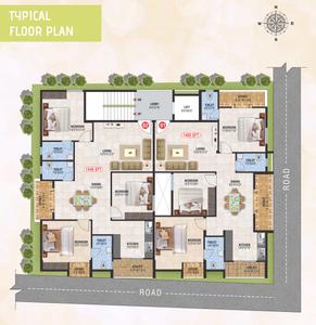 Project Image of 1446.0 - 1465.0 Sq.ft 3 BHK Apartment for buy in Sri Sai Elite
