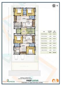 Project Image of 986.0 - 1009.0 Sq.ft 2 BHK Apartment for buy in Prop Lotus