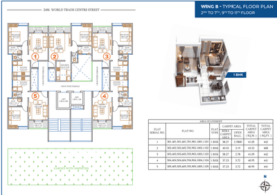 Project Image of 600 Sq.ft 1 BHK Apartment / Flat for sale in Tathawade for Rs. 5100000