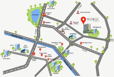 Project Image of 623 Sq.ft 2 BHK Apartment / Flat for sale in New Town for Rs. 6000000