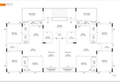 Project Image of 0.0 - 1118.16 Sq.ft 3 BHK Apartment for buy in Shreeji Twins