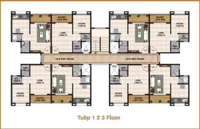 Project Image of 0.0 - 388.0 Sq.ft 1 RK Apartment for buy in Ashoka Valley of Flowers