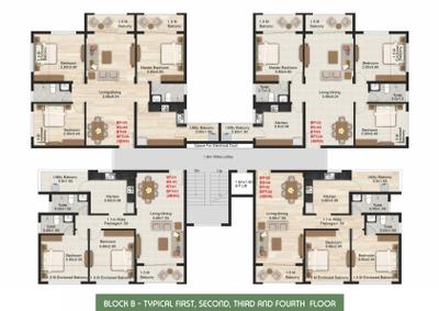 Project Image of 0.0 - 850.0 Sq.ft 3 BHK Apartment for buy in Cosme 1 Chogm