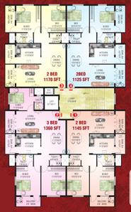 Project Image of 1125.0 - 1360.0 Sq.ft 2 BHK Apartment for buy in Poonam Garden