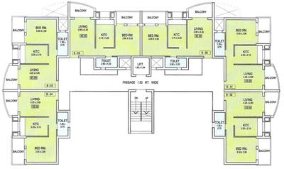Project Image of 683.0 - 1400.0 Sq.ft 1 BHK Apartment for buy in Heritage Princess