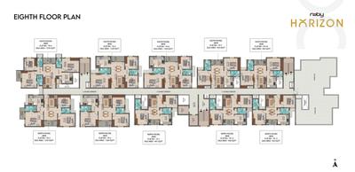 Project Image of 933.0 - 1378.0 Sq.ft 2 BHK Apartment for buy in Ruby Horizon