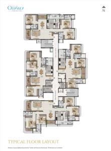 Project Image of 1677.0 - 2435.0 Sq.ft 3 BHK Apartment for buy in Skyline Odyssey