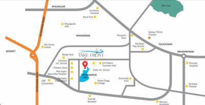 Project Image of 1550.0 - 1570.0 Sq.ft 3 BHK Apartment for buy in Lake Front