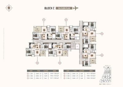 Project Image of 978.0 - 1325.0 Sq.ft 2 BHK Apartment for buy in DAC Aeropolis