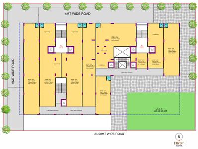 Project Image of 1800 Sq.ft 2 BHK Apartment / Flat for sale in Kudasan for Rs. 8000000