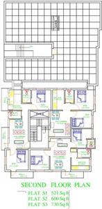 Project Image of 580.0 - 730.0 Sq.ft 2 BHK Apartment for buy in Crest Jade II