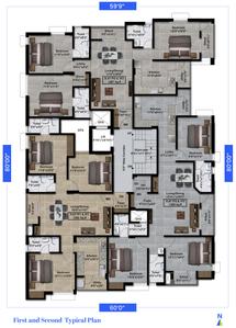 Project Image of 1206.0 - 1800.0 Sq.ft 3 BHK Apartment for buy in SN Sai Swaraj