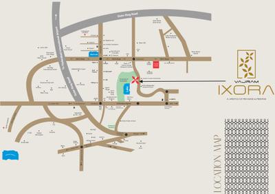 Project Image of 1990.0 - 2640.0 Sq.ft 3 BHK Apartment for buy in Vajram Ixora