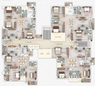 Project Image of 1625.0 - 2396.0 Sq.ft 3 BHK Apartment for buy in Prarthana Uma Exotica