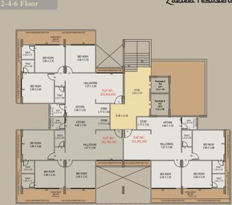 Project Image of 0.0 - 929.25 Sq.ft 3 BHK Apartment for buy in Orchid Zabeel Residencies