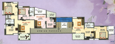 Project Image of 341.97 - 668.01 Sq.ft 1 BHK Apartment for buy in Hari Om Namo Residency