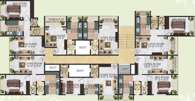 Project Image of 368.0 - 564.0 Sq.ft 1 RK Apartment for buy in HDG Hill View