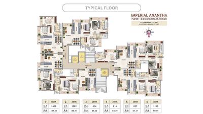 Project Image of 814.0 - 1448.0 Sq.ft 2 BHK Apartment for buy in Imperial Anantha
