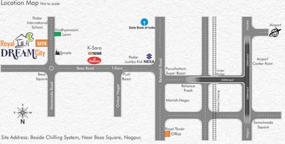 Shriniwasa Royal Dream City Wing B Location Plan 1