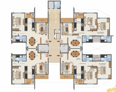 Project Image of 970.0 - 3524.0 Sq.ft 1 BHK Apartment for buy in Nagpur Integrated First City Project