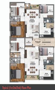 Project Image of 1200.0 - 1313.0 Sq.ft 3 BHK Apartment for buy in NDA Elysium