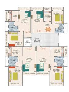 Project Image of 277.28 - 452.62 Sq.ft 1 RK Apartment for buy in Gajvakra Prime