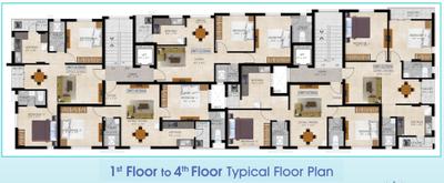 Project Image of 673.0 - 1115.0 Sq.ft 1 BHK Apartment for buy in VGK Saindhavi