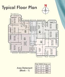Project Image of 863 Sq.ft 2 BHK Apartment / Flat for sale in Bhadreswar for Rs. 2200000