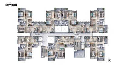 Project Image of 960 Sq.ft 3 BHK Apartment / Flat for sale in Rajarhat for Rs. 12300000