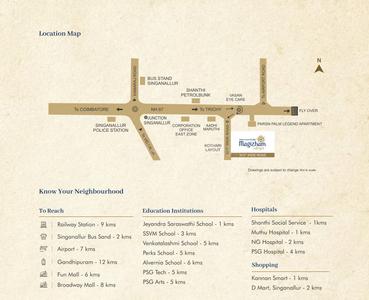 Project Image of 1331.0 - 2509.0 Sq.ft 2 BHK Apartment for buy in Patteeswarar Paradise Magizham