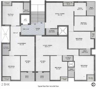 Project Image of 517.0 - 593.0 Sq.ft 1 BHK Apartment for buy in Parkland Ocean Enclave
