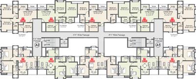 Project Image of 221.0 - 581.0 Sq.ft 1 BHK Apartment for buy in Namrata Weekender Birds View