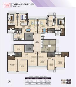 Project Image of 449.93 - 620.0 Sq.ft 1 BHK Apartment for buy in Swami Samarth Srishti Phase 2 Wing A