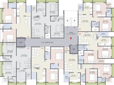 Project Image of 1160 Sq.ft 2 BHK Apartment / Flat for sale in Mahadev Nagar for Rs. 3645000
