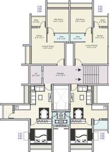 Project Image of 350 Sq.ft 1 BHK Apartment / Flat for sale in Loco Colony Railway Quarters for Rs. 1500000