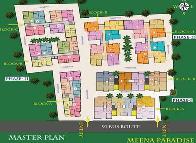 Project Image of 810.0 - 1235.0 Sq.ft 2 BHK Apartment for buy in GM Meena Paradise III