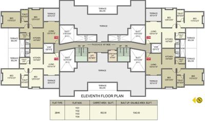 Project Image of 407.0 - 675.0 Sq.ft 1 BHK Apartment for buy in Ujwal Paradise