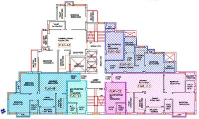 Project Image of 863.0 - 1540.0 Sq.ft 2 BHK Apartment for buy in Purti Residency