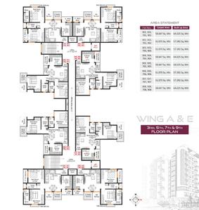 Project Image of 563.92 - 821.5 Sq.ft 2 BHK Apartment for buy in Atharva Nagari VI