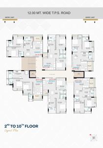 Project Image of 622.58 - 665.32 Sq.ft 2 BHK Apartment for buy in Priide