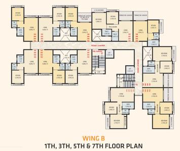 Project Image of 204.0 - 320.0 Sq.ft 1 RK Apartment for buy in Seven Hill Sky Avenue Wing A And B