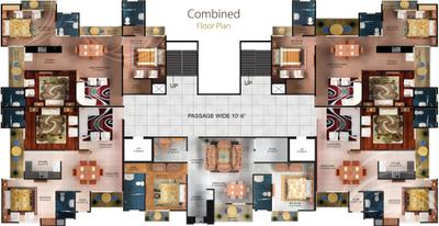 Project Image of 1009.55 - 1352.92 Sq.ft 2 BHK Apartment for buy in Sas Divine